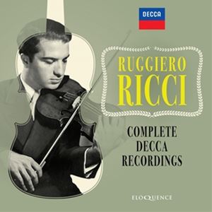 輸入盤 RUGGIERO RICCI / COMPLETE DECCA RECORDINGS [20CD]