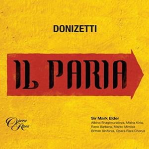輸入盤 MARK ELDER / DONIZETTI ： IL PARIA [2CD]