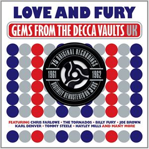 輸入盤 VARIOUS / LOVE＆FURY ： GEMS FROM THE DECCA VAULTS UK 1961-1962 [3CD]